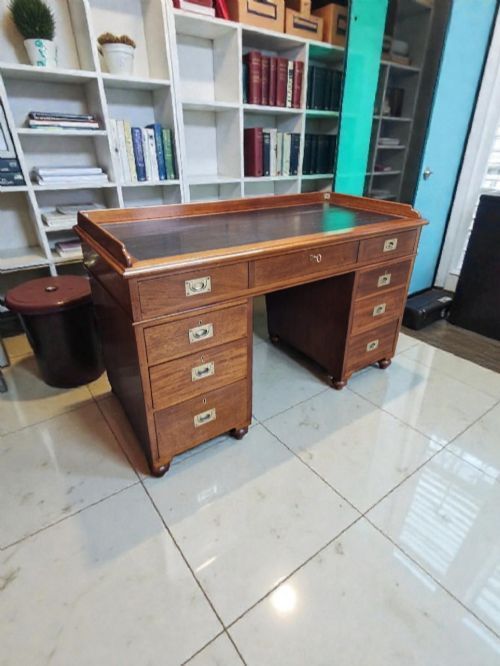 super 19thc naval 4 part military desk
