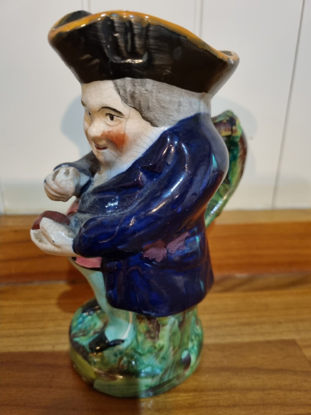 a 19thc staffordshire toby jug of the snuff taker factory marks