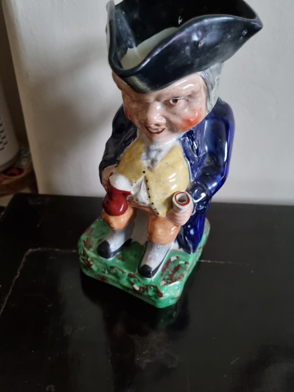 a large 19thc staffordshire toby jug
