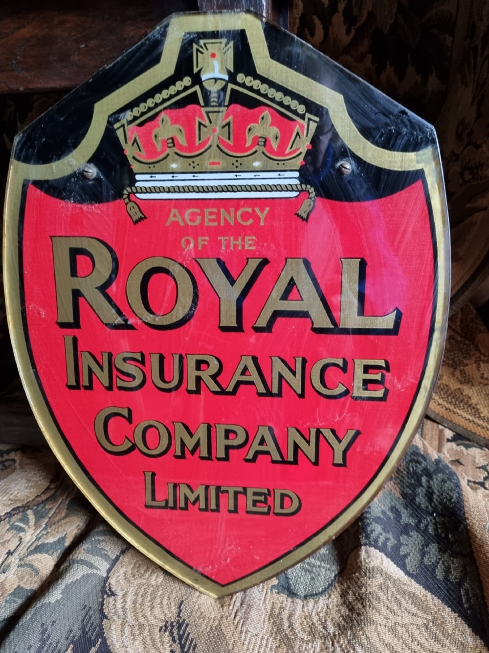 good royal insurance shield mirror perfect