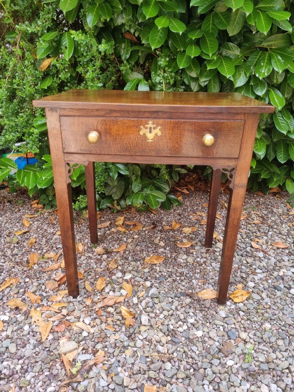 18thc welsh small oak side table