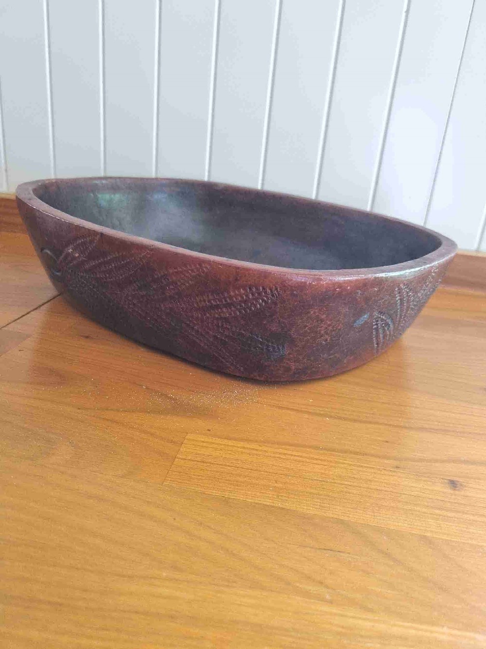 good 19thc stoneware cooking dish