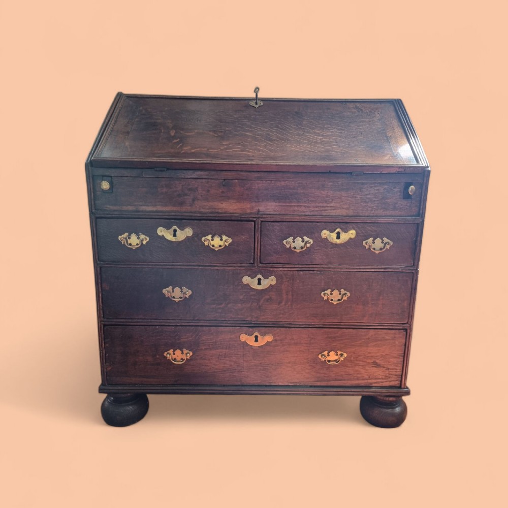 late 17thc oak bureau small
