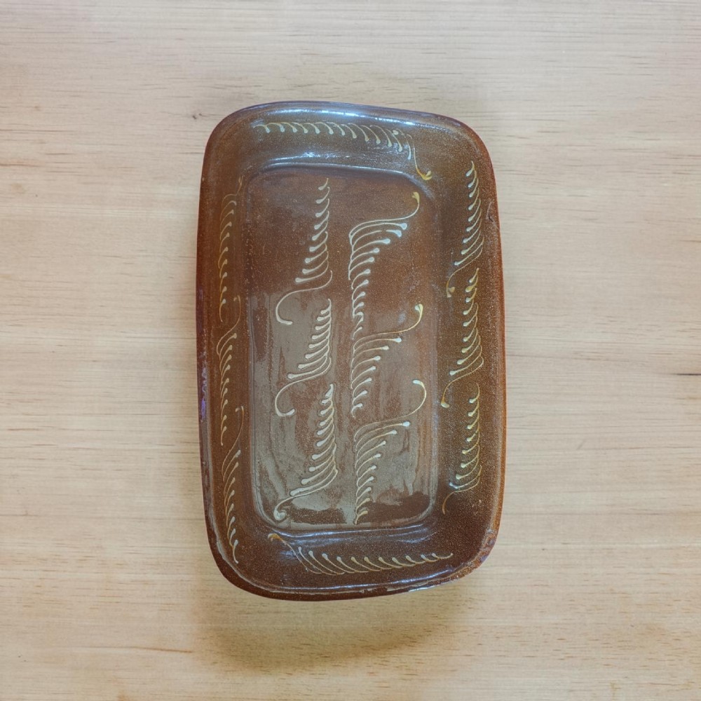 massive perfect 19thc buckley ware dish